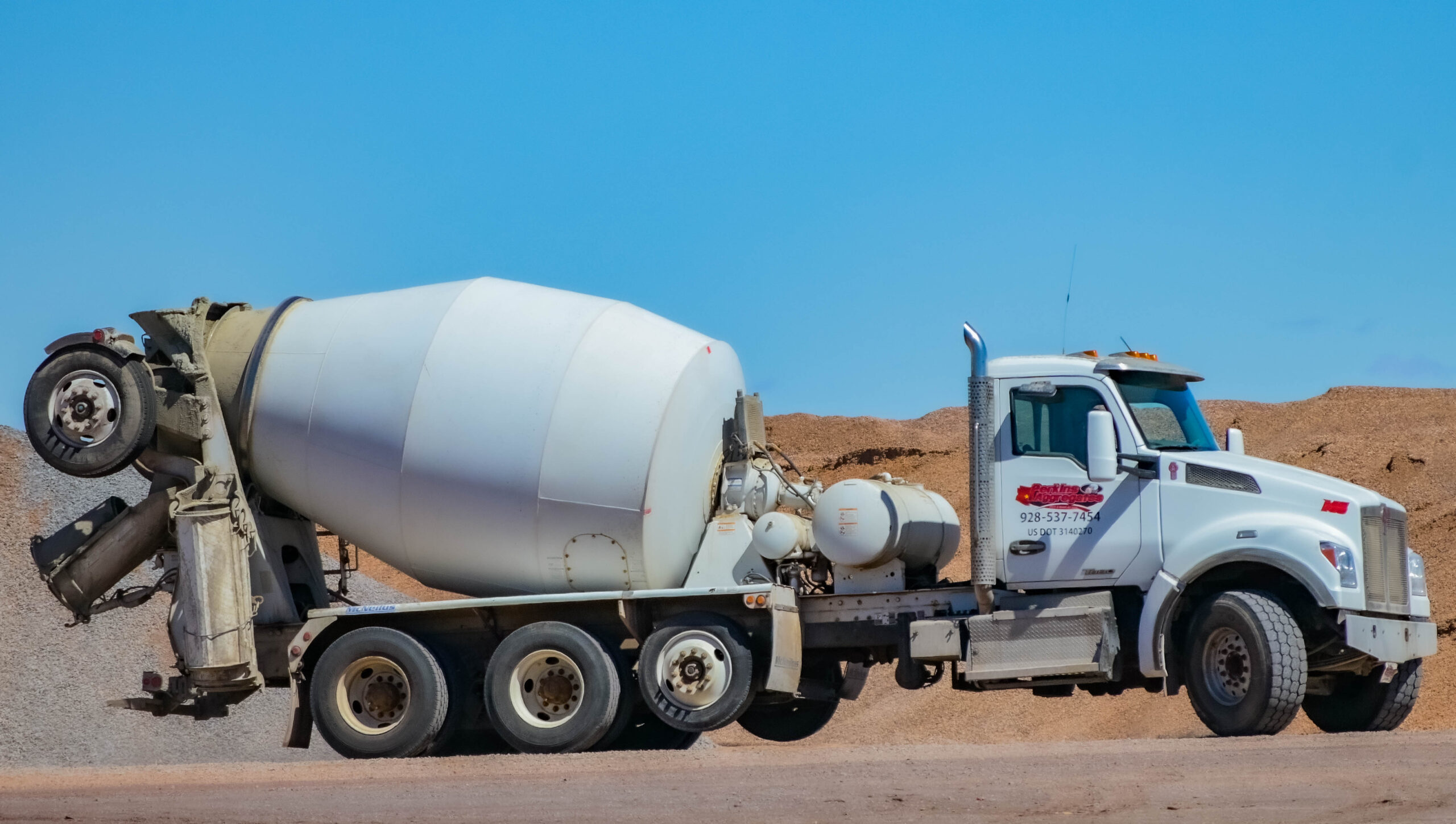 Perkins Cinders concrete truck